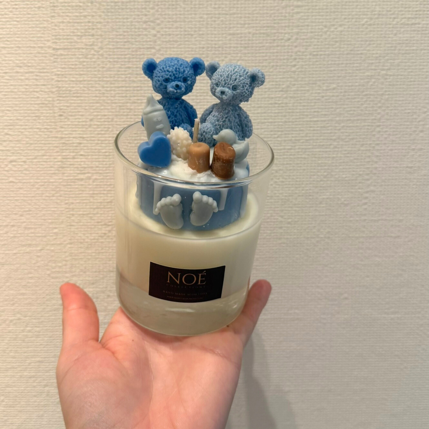 Scented Cake Candle - Baby theme