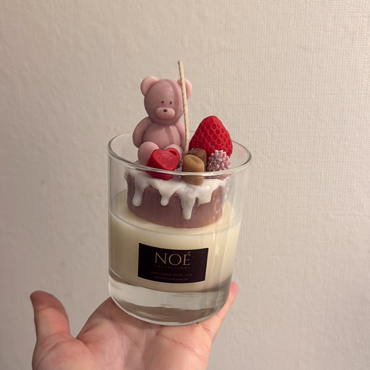 Scented Cake Candle - Baby theme