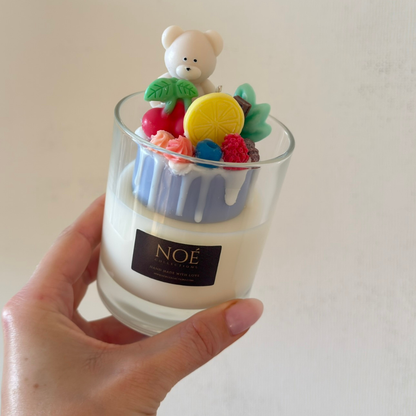 DIY Decoratieve geurkaars – Colorful Teddy