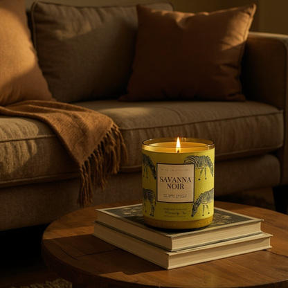 Savannah Noir – Upcycled Wine Bottle Scented Candle - Rewined by Noé