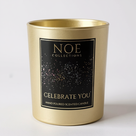 Celebrate You geurkaars – stijlvolle cadeaukaars met feestelijke geur