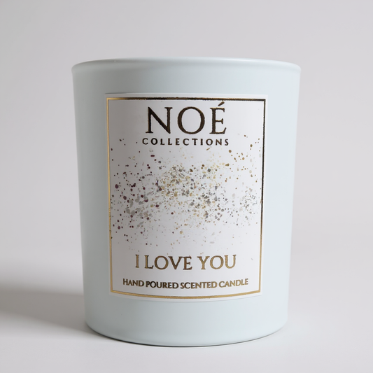 I Love You geurkaars – stijlvolle cadeaukaars met zachte geur
